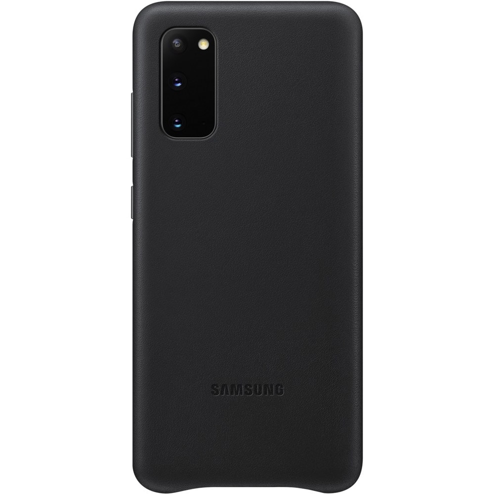Samsung Leather Cover Galaxy S20 - Svart