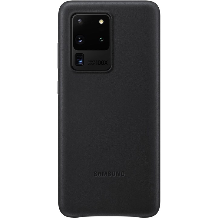 Samsung Leather Cover Galaxy S20 Ultra - Svart