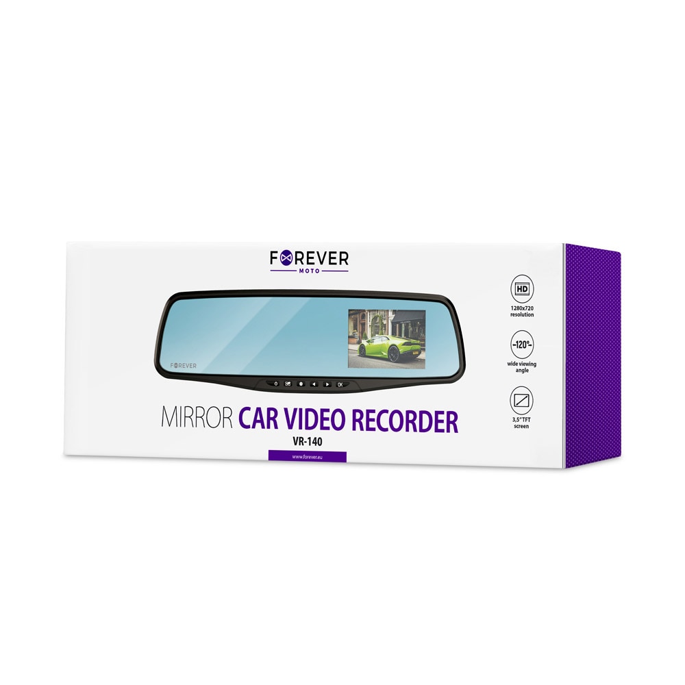Forever VR-140 Bilkamera Backspegel