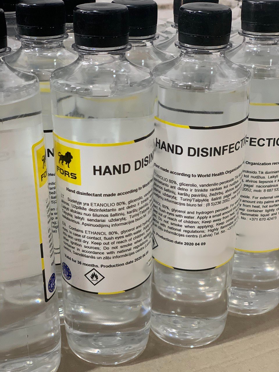 Handdesinfektion Flaska 500ml handsprit