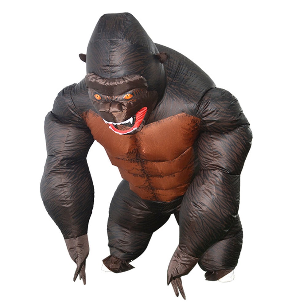 Uppblåsbar Gorilla Maskeraddräkt 150-170
