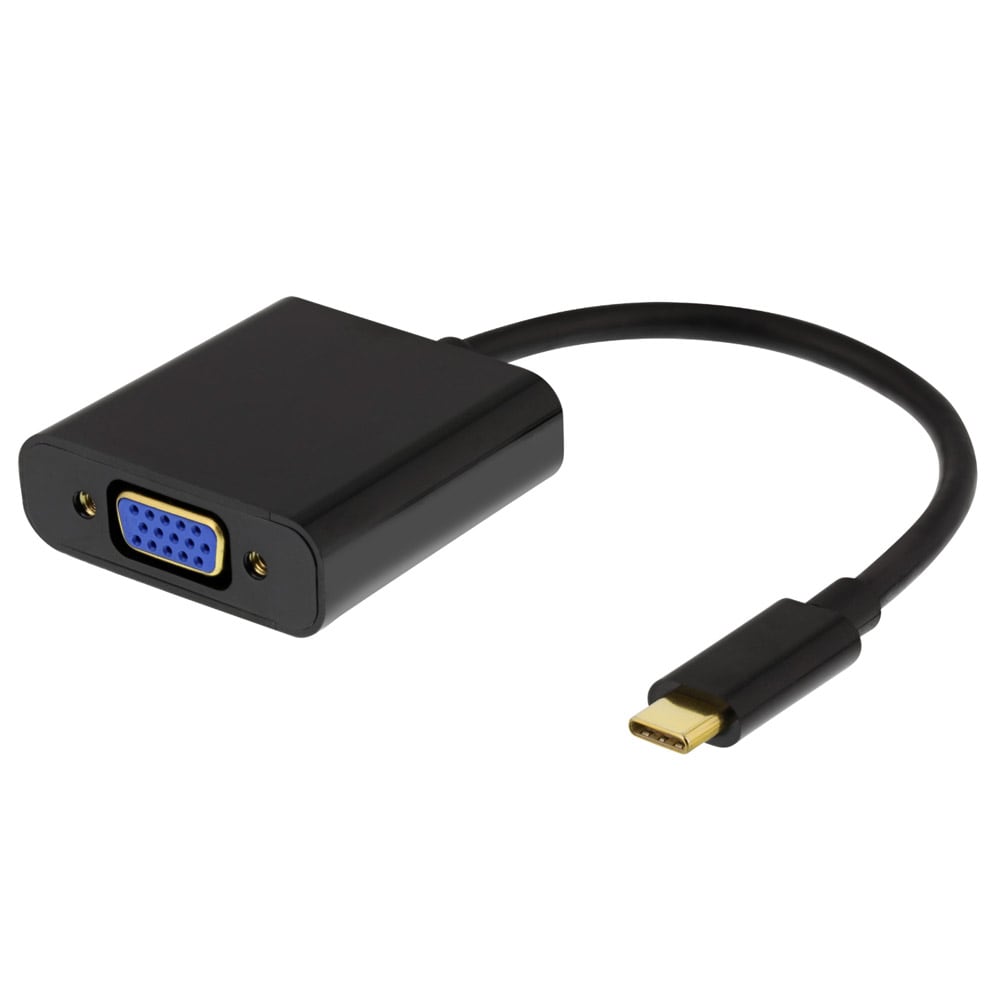 Deltaco USB-C till VGA adapter