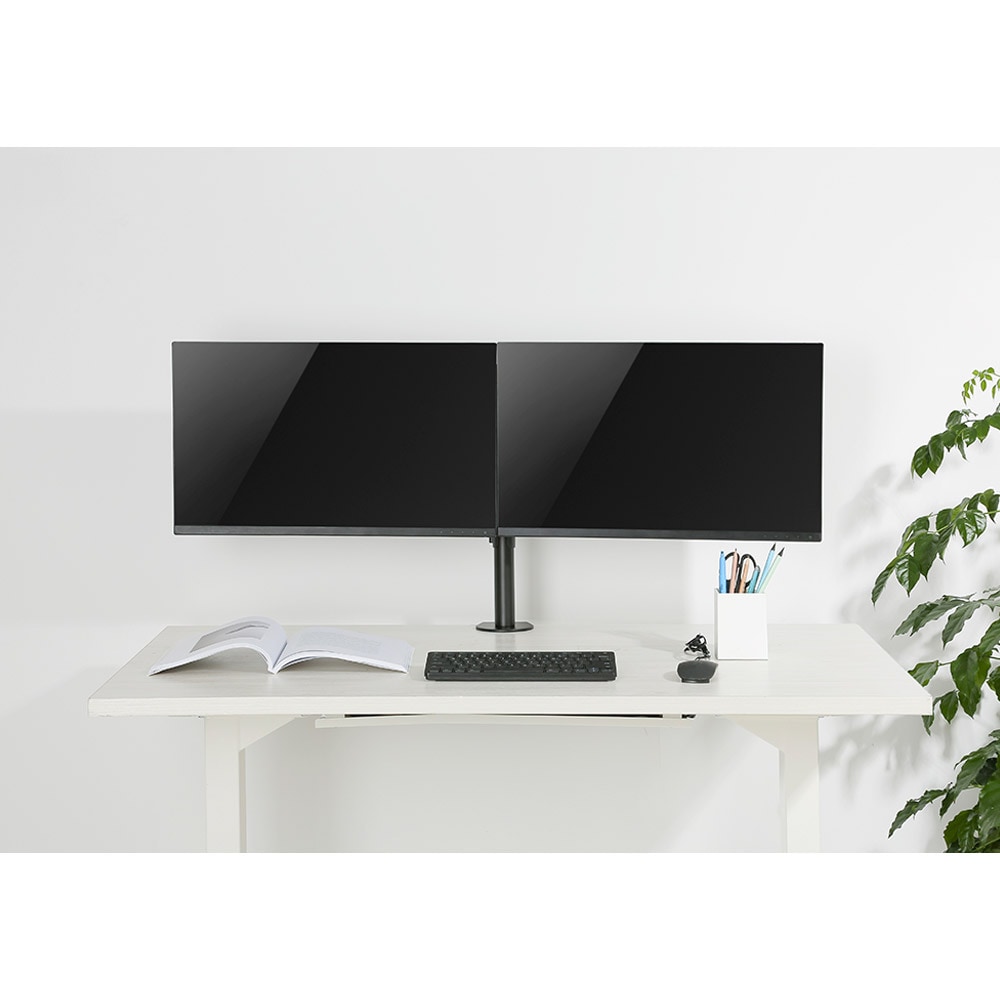 Deltaco Office Skrivbordsfäste för LCD monitor - 2 Skärmar