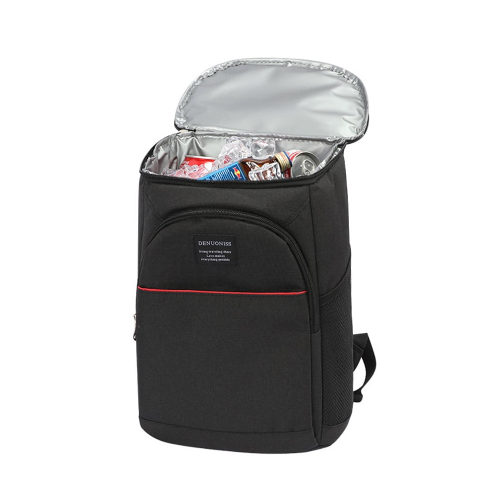 Ryggsäck med kylfack 15 L / isolerad kylryggsäck – Svart