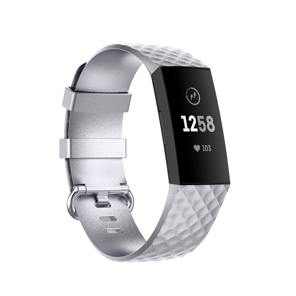 Armband Fitbit Charge4 / Charge3 L Silver