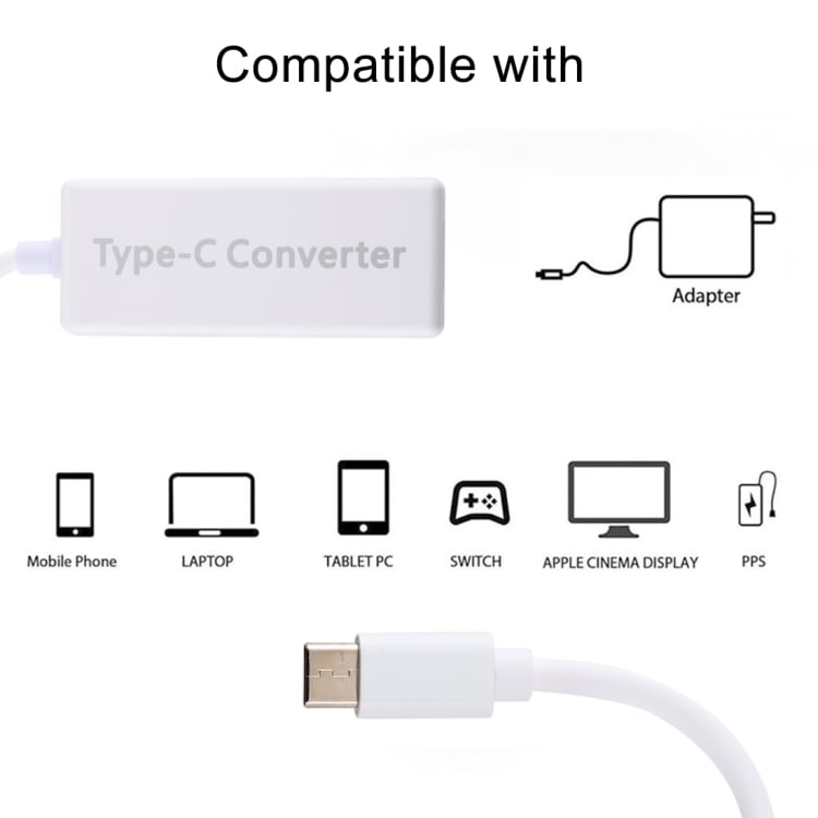 USB-C till Magsafe T konverter