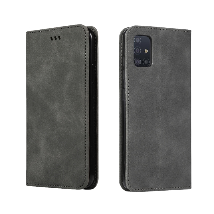 Plånboksfodral Samsung Galaxy A51 - Mörkgrå