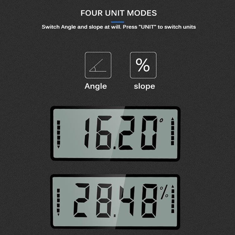 Digital Vinkelmåler med stærk magnet - Lcd display