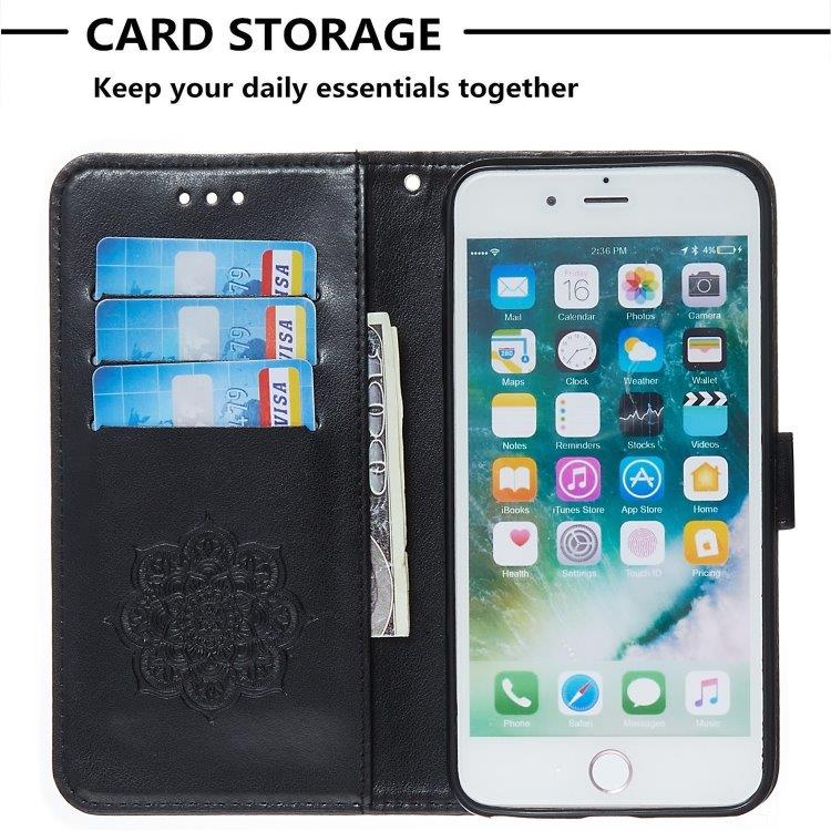 Dream Catcher Plånboksfodral med ställ till iPhone 8 Plus / 7 Plus Svart