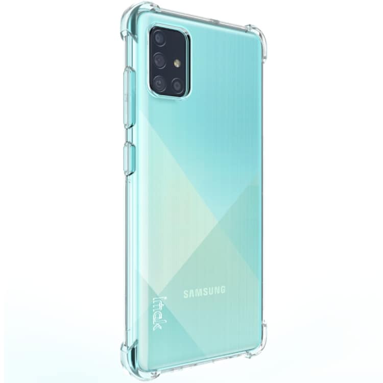 TPU Skyddskal med skärmskydd Samsung Galaxy A71 - Klar