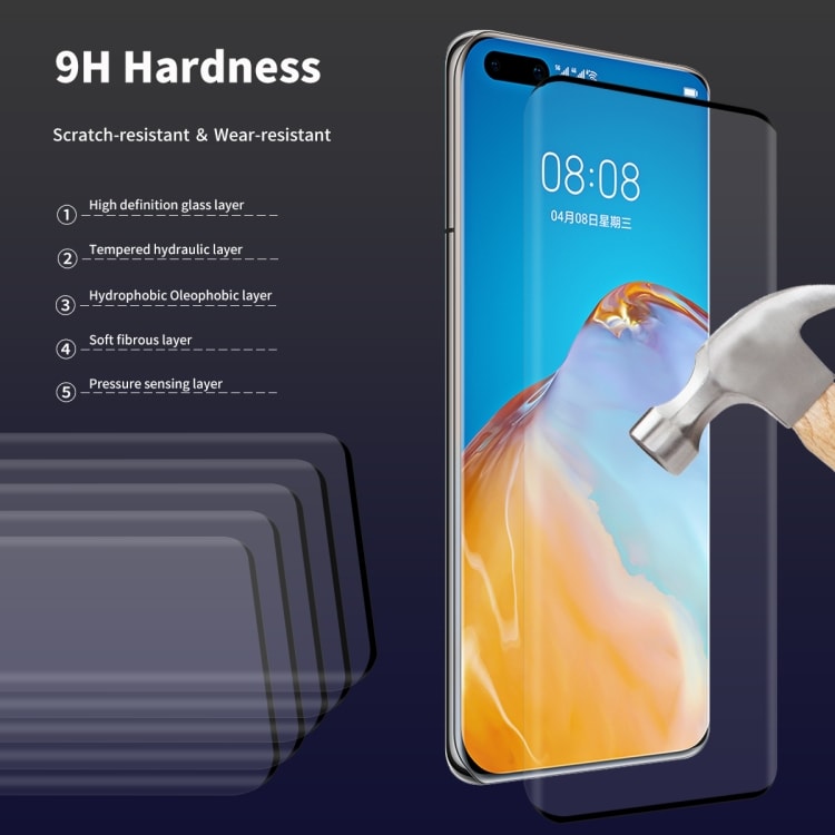 ENKAY Tempererat 3D 9H Skärmskydd till Huawei P40 Pro