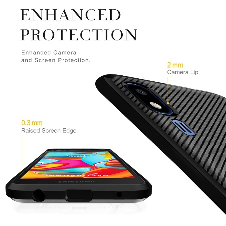 Skyddsskal Samsung Galaxy A2 Core - Svart