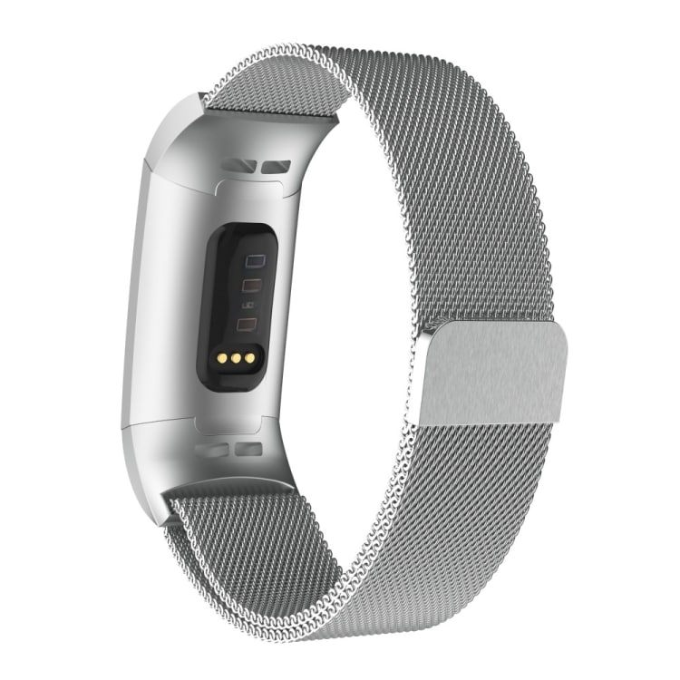 Armband i metal Fitbit Charger 3 - Silver