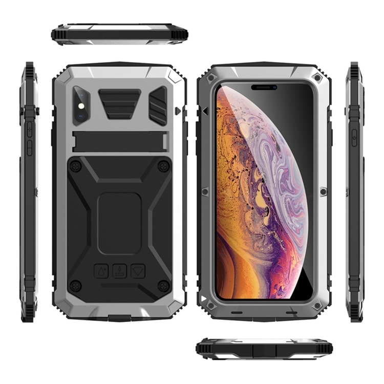 Schockproof Skal iPhone XS Max med hållare