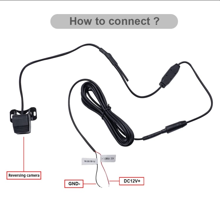 Trådløst WiFi ryggekamera