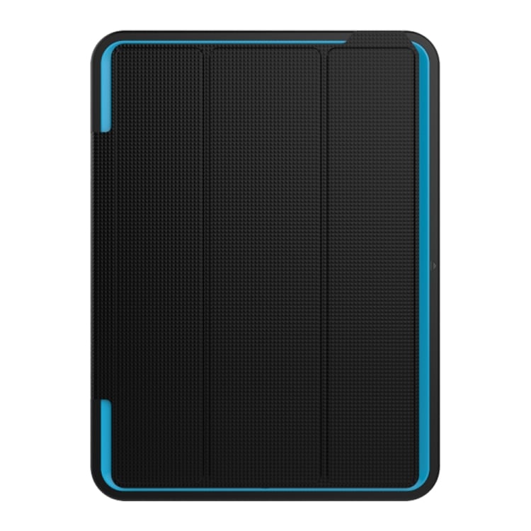 Tri-fold skyddsfodral med Sleep/Wake-up iPad Pro 9.7, Svart+Blå