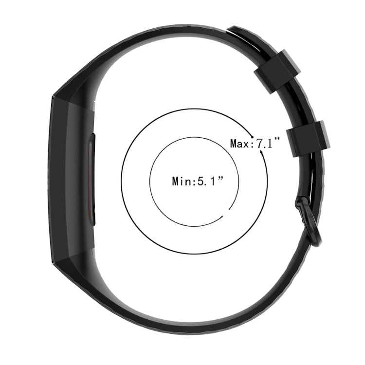 Silikonarmband Fitbit Charge 4 / Charge 3 / Charge 3 SE 18mm - Blågrön