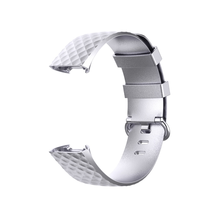 Silikonarmband Fitbit Charge 4 / Charge 3 / Charge 3 SE 18mm - Silver