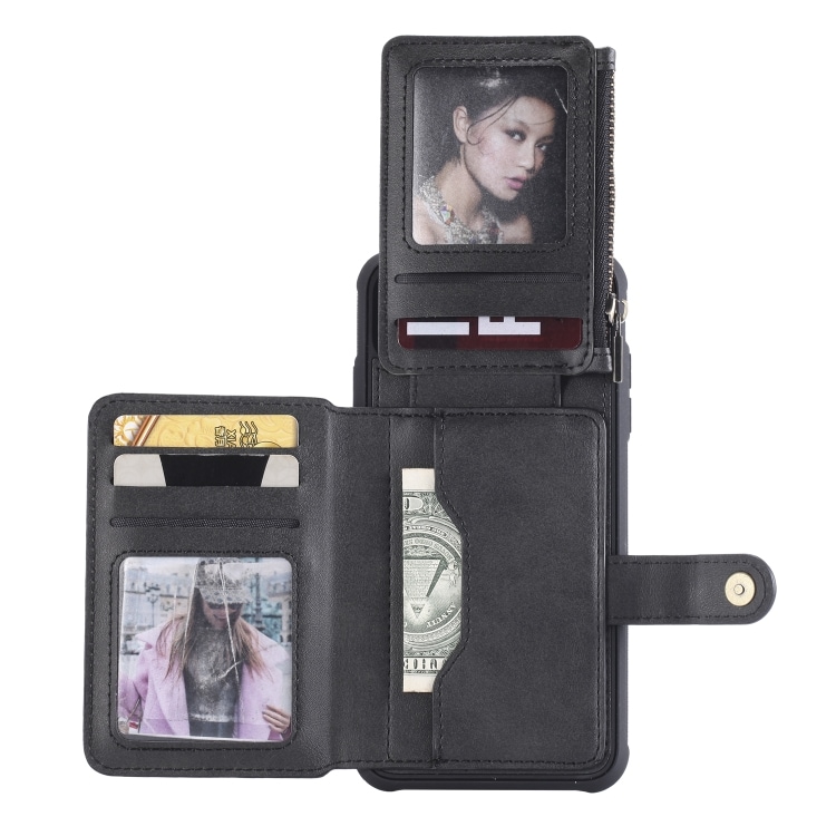 Shockproof plånboksskal med ställ iPhone XS Max