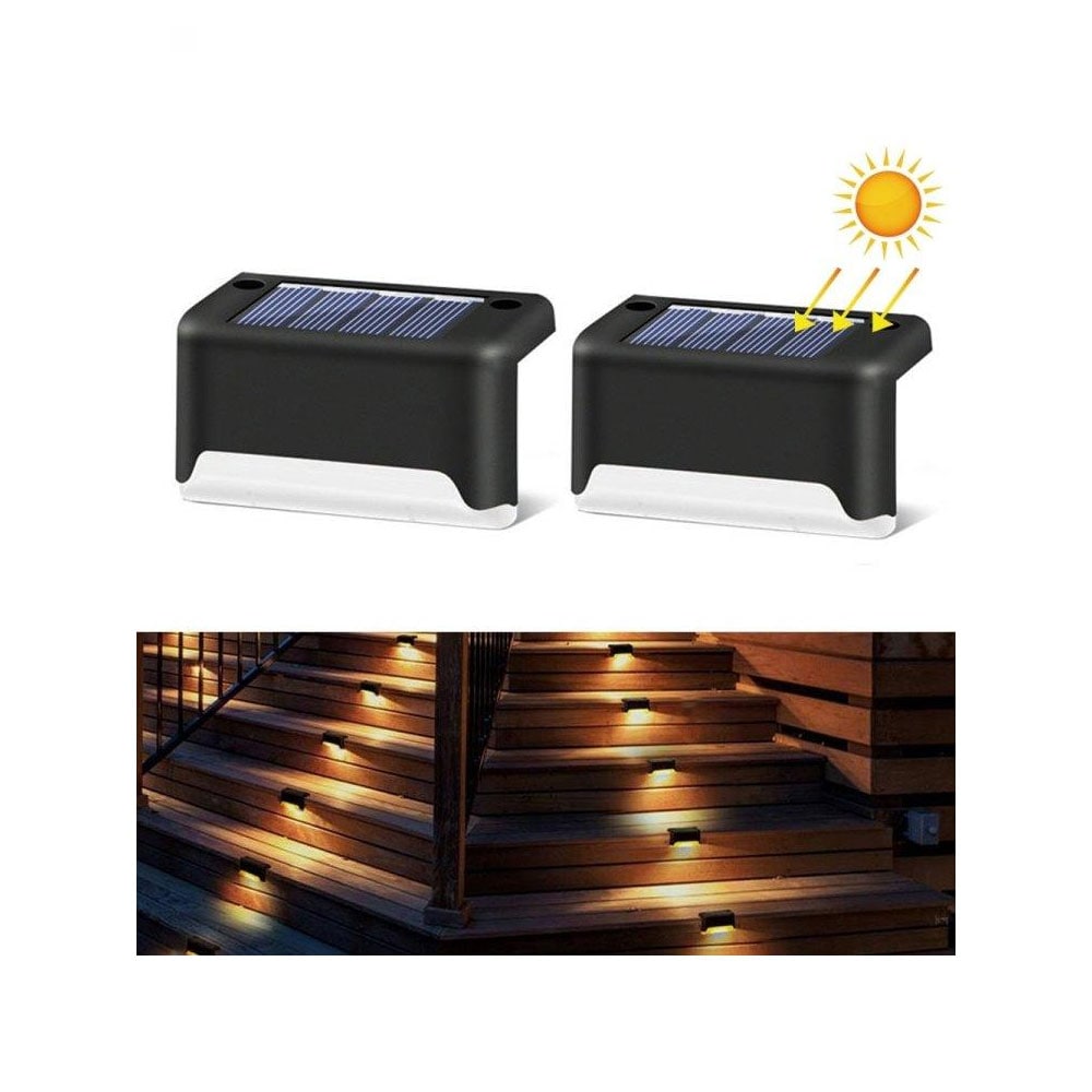 Solcellsbelysning för trappa 12-pack IP65 / belysning med solceller för altan och staket / trappbelysning