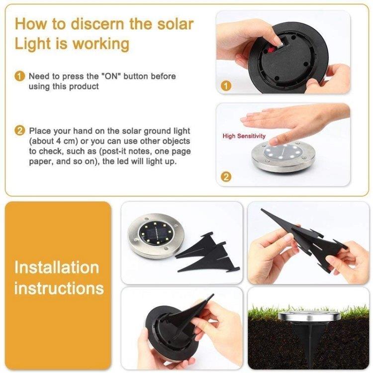 Solcellsbelysning för trädgård 2-pack