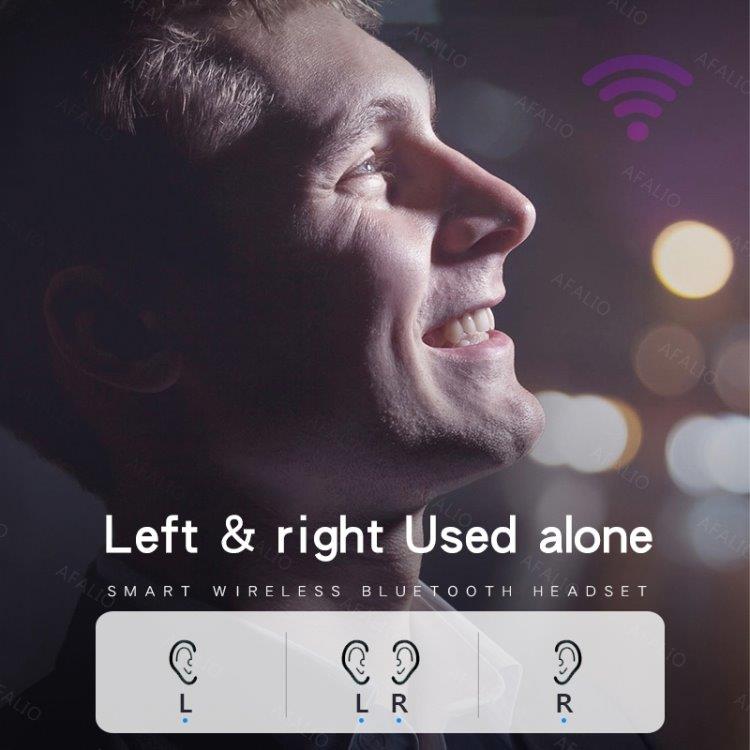 Macaron Trådlösa in-ear Hörlurar med laddningsbox &  5.0 Bluetooth - Blå