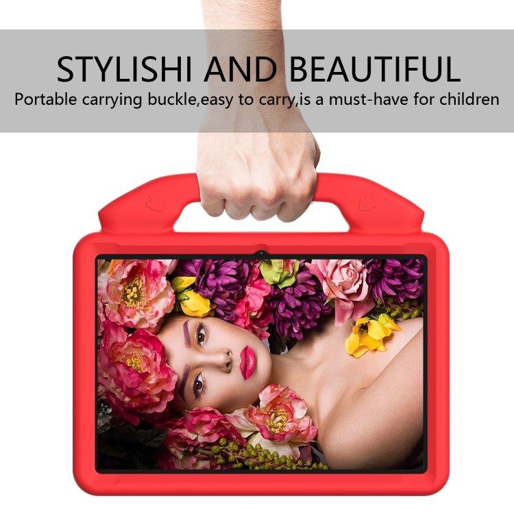 Stöttåligt barnfodral med ställ & handtag Huawei MediaPad T3 10.1", Röd
