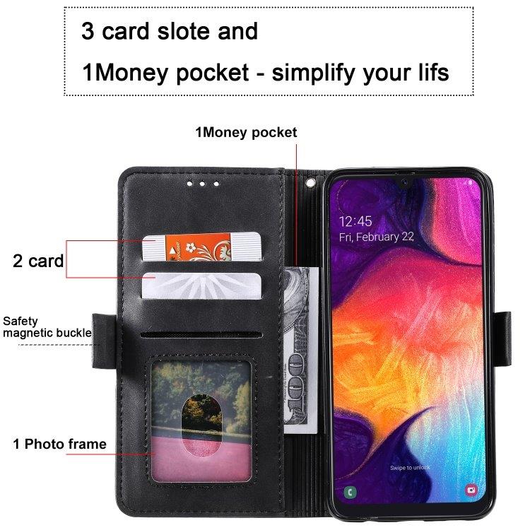 Plånboksfodral med ställ Huawei P30, Svart