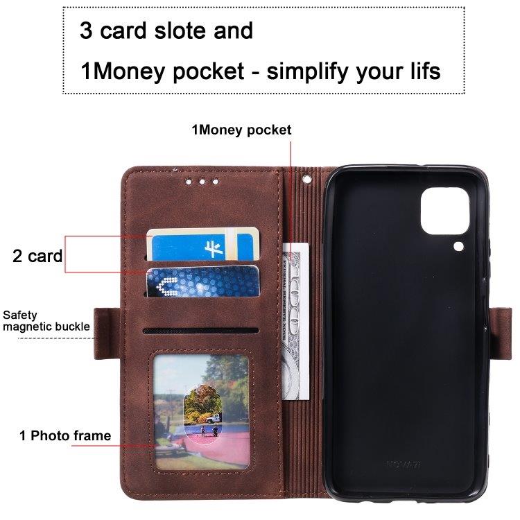 Plånboksfodral med ställ Huawei P40 Lite, Svart