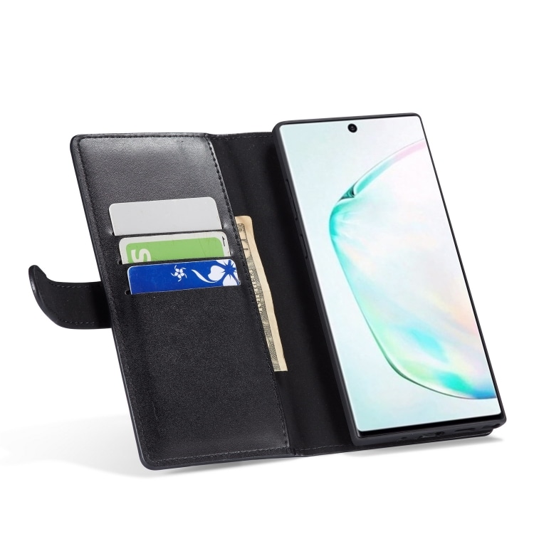 Plånboksfodral med myntfack Samsung Galaxy Note 10, Svart