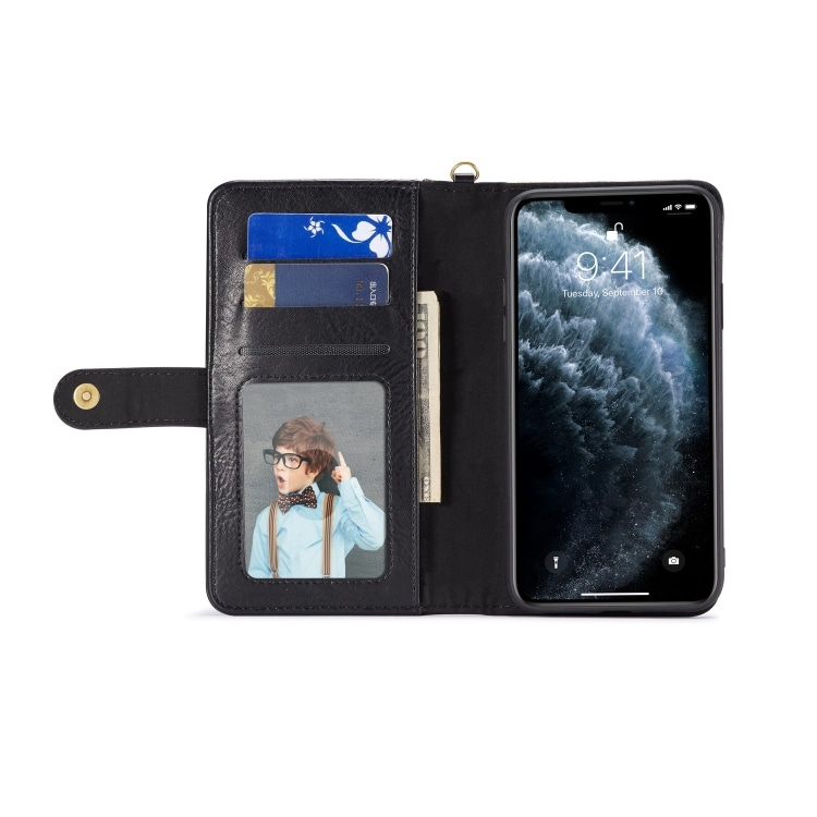 Plånboksfodral med spänne iPhone 11 Pro Max, Svart