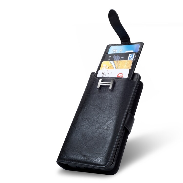 Plånboksfodral med spänne Samsung Galaxy S9, Svart