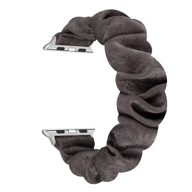 Armband Scrunchie Apple Watch Series 5 & 4 44mm / 3 & 2 & 1 42mm - Grå