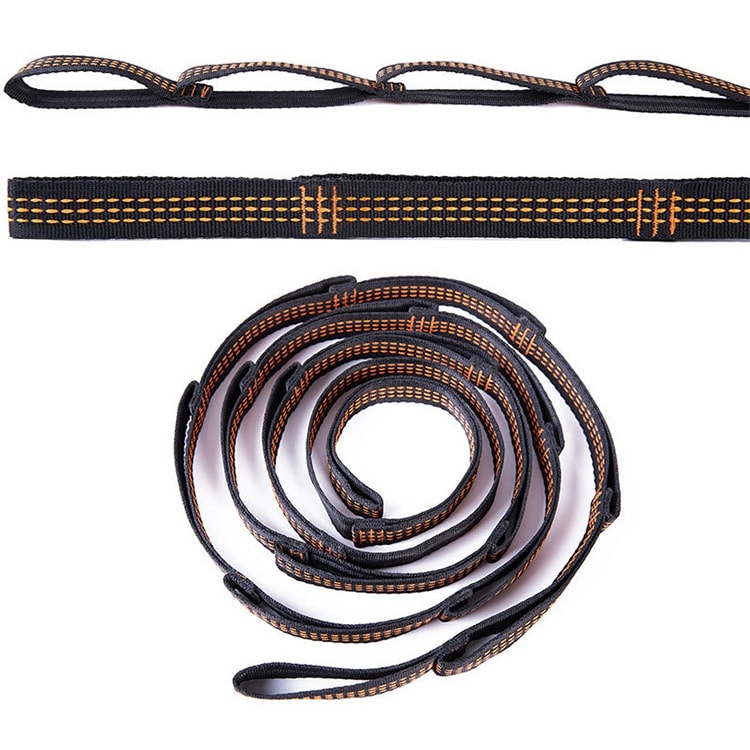 Yoga-hengekøye 400 x 280 cm med elastiske stropper – Svart / Yoga-hengekøye / Hengekøye for luft-yoga