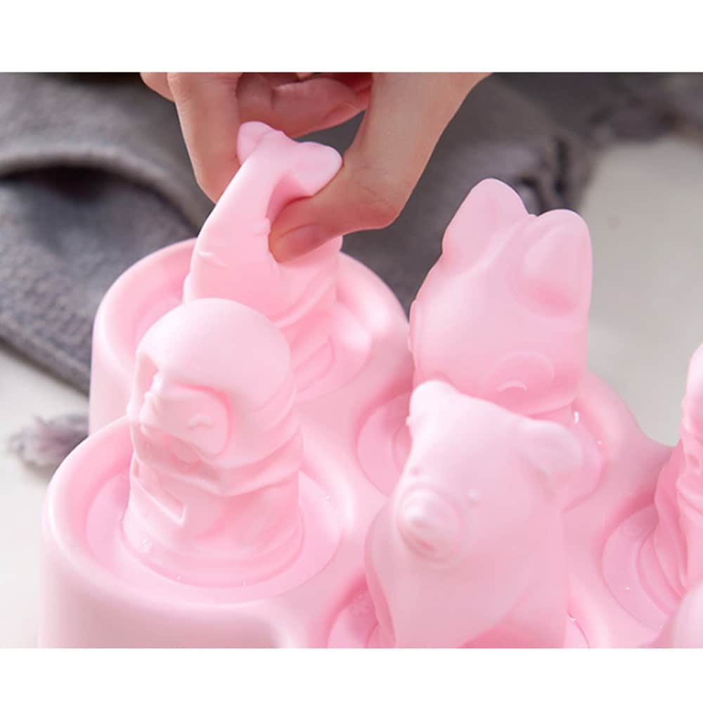 Popup-formar i silikon för glass