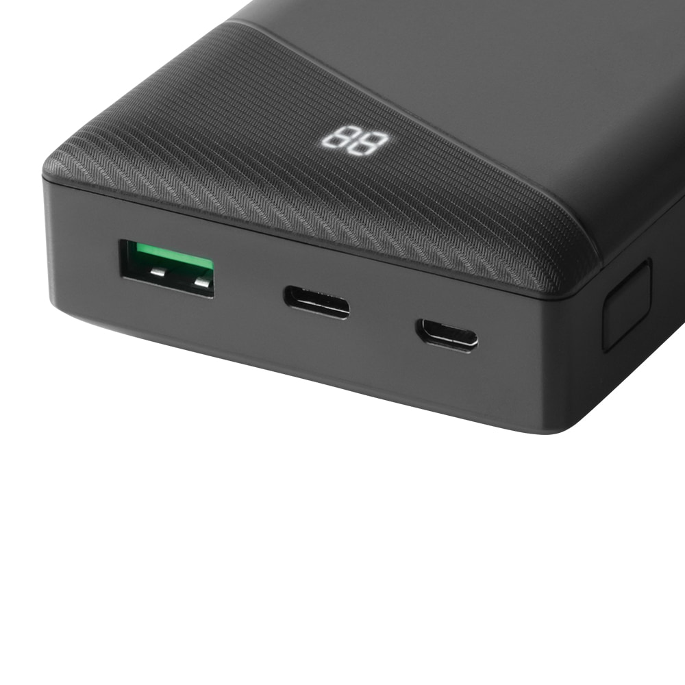Deltaco Powerbank USB-A + USB-C PD 20000mAh