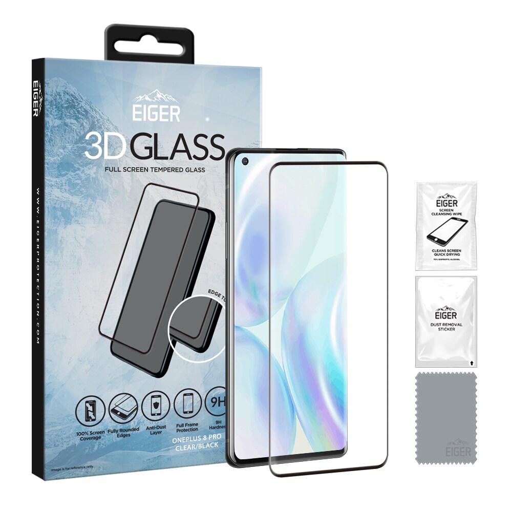 Eiger Glas Skärmskydd OnePlus 8 Pro