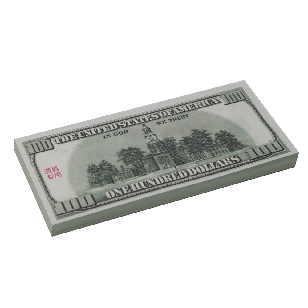 Låtsaspengar - 100 Amerikanska dollar -  100-pack
