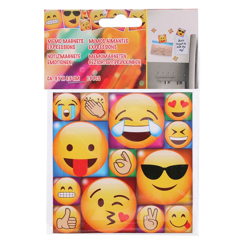Emojimagneter 13-pack