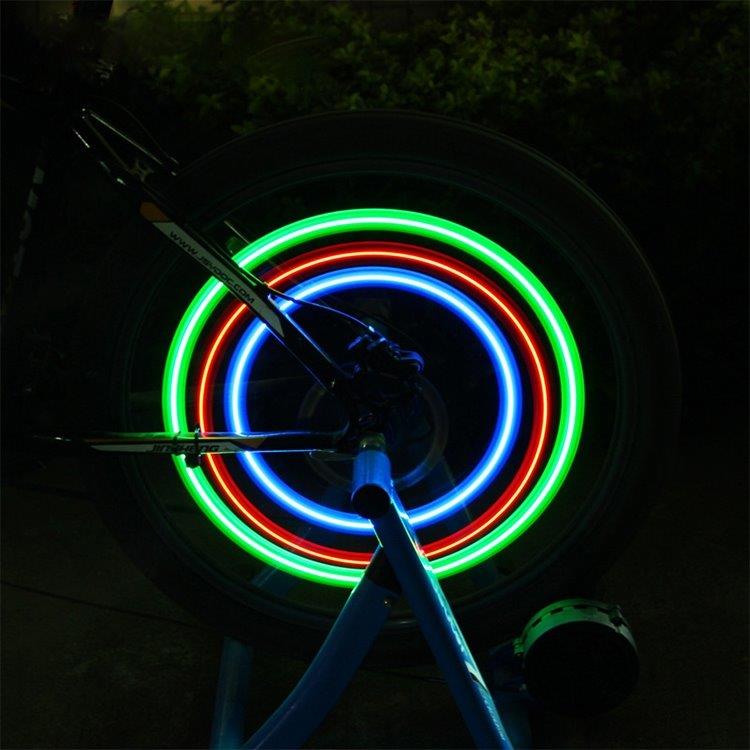 LED Cykelhjulsbelysning 10-pack Blå