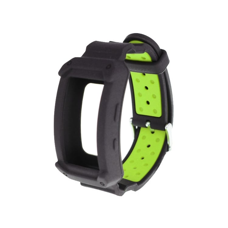 Klockarmband i silikon till Samsung Gear Fit2 / Pro Svart & Grön
