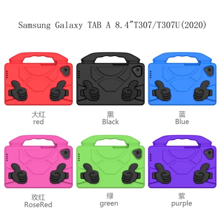 Skyddsfodral med handtag till Samsung Galaxy Tab A 8.4 2020 Svart