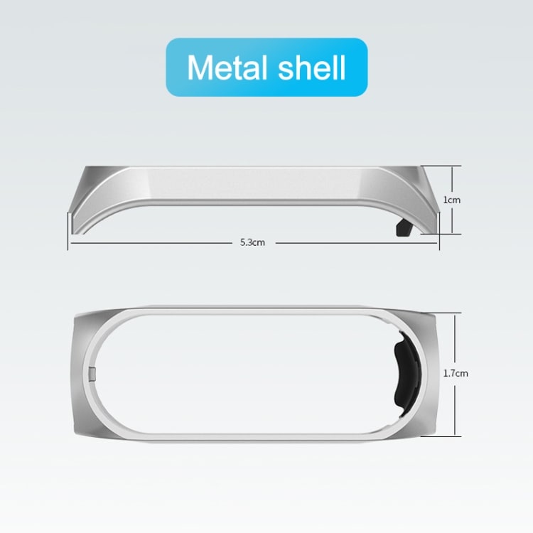 Metallarmband till Xiaomi Mi Band 4 / 3 Silver