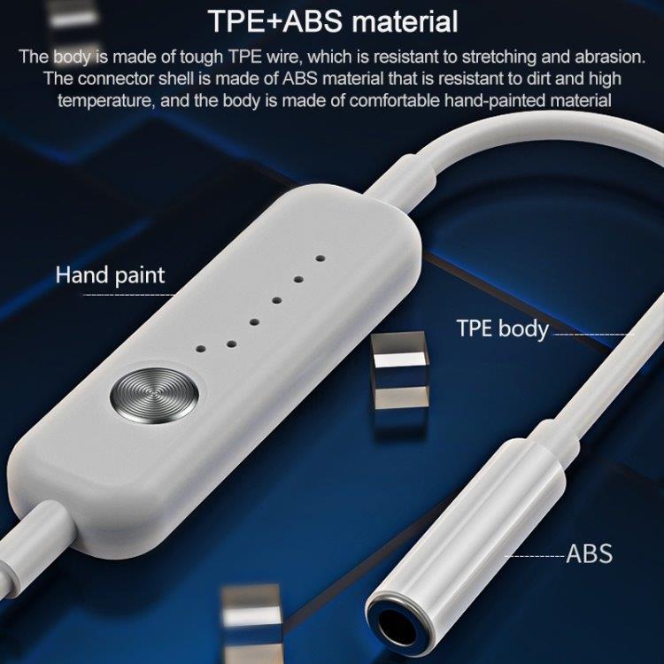 USB-Typ C till 3.5mm Ljudadapter