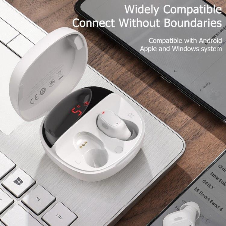 Baseus Plus True Wireless Bluetooth Headset med laddbox Svart