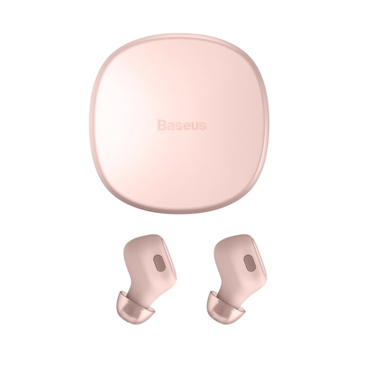 Baseus Plus True Wireless Bluetooth Headset med laddbox Rosa
