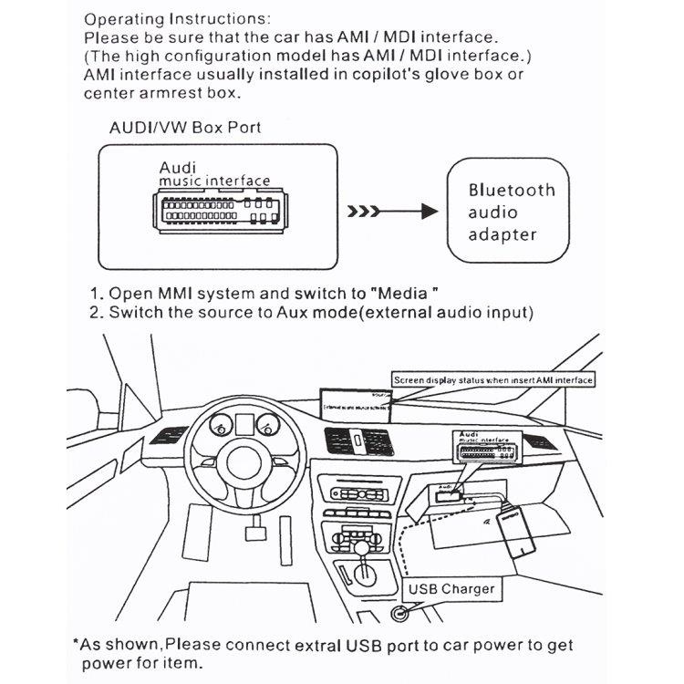 Bluetooth Modul till Audi / Volkswagen Golf / Bentley