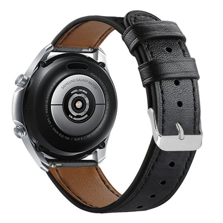 Konstläderarmband Galaxy Watch 3 Svart