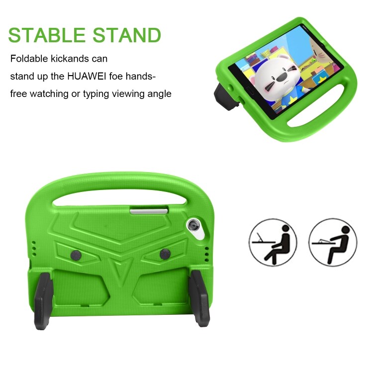 Skyddsfodral med ställ till Huawei MediaPad M3 8 för barn Grön