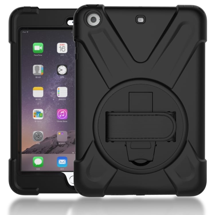 Stötskydd i silikon med handtag till iPad Mini 3 & 2 & 1 Svart